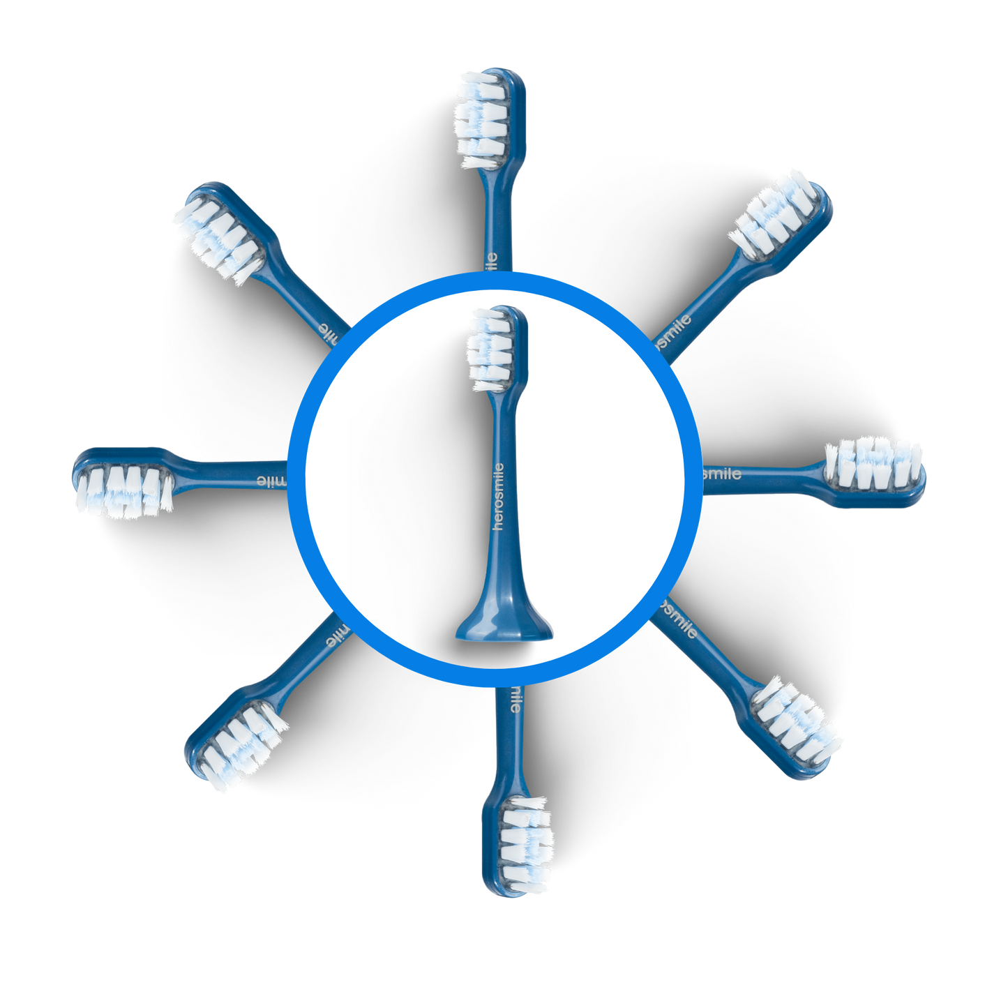 Tête de brosse BLEUE